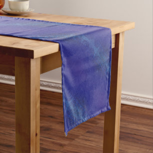 aanvaarding Blauwe Indigo Violet Boho medailles Lange Tafelloper