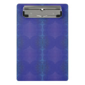 aanvaarding | Blauwe Indigo Violet Boho medailles Mini Klembord (Voorkant)