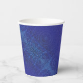 aanvaarding | Blauwe Indigo Violet Boho medailles Papieren Bekers (Voorkant)