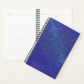 aanvaarding | Blauwe Indigo Violet Boho medailles Planner (Display)