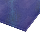 aanvaarding | Blauwe Indigo Violet Boho medailles Snijplank (Hoek)