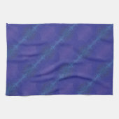 aanvaarding | Blauwe Indigo Violet Boho medailles Theedoek (Horizontaal)