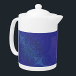 aanvaarding | Blauwe Indigo Violet Boho medailles Theepot<br><div class="desc">Gerichte Meditatie medaillons voor mindful persoonlijke groei, mentale helderheid, energie healing en spirituele verlichting. Onze meditatiemedailles en bijbehorende kunstwerken zijn gemaakt met motieven die specifiek zijn voor woorden en zinnen om je te helpen focussen en je persoonlijke groei en spirituele reis te begeleiden. Dit kunstwerk bestaat uit 6 van de...</div>