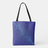 aanvaarding | Blauwe Indigo Violet Boho medailles Tote Bag (Achterkant)