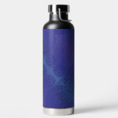 aanvaarding | Blauwe Indigo Violet Boho medailles Waterfles (Links)