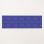 aanvaarding | Blauwe Indigo Violet Boho medailles Yogamat (Achterkant (horizontaal))