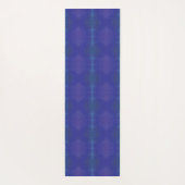 aanvaarding | Blauwe Indigo Violet Boho medailles Yogamat (Achterkant)