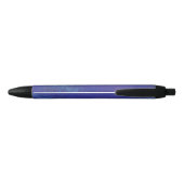 aanvaarding | Blauwe Indigo Violet Boho medailles Zwarte Inkt Pen (Achterkant)