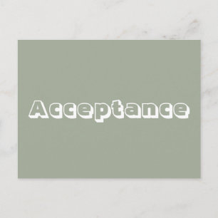 Aanvaarding Briefkaart