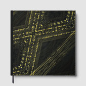 aanvaarding | Donkere Abstracte textuur Gastenboek (Voorkant)