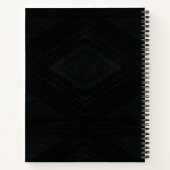 aanvaarding | Donkere Abstracte textuur Notitieboek (Achterkant)