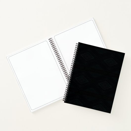 aanvaarding | Donkere Abstracte textuur Notitieboek (Binnen)