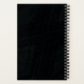 aanvaarding | Donkere Abstracte textuur Notitieboek (Achterkant)