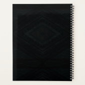 aanvaarding | Donkere Abstracte textuur Planner (Achterkant)