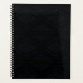 aanvaarding | Donkere Abstracte textuur Planner (Voorkant)