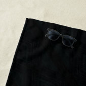 aanvaarding | Donkere Abstracte textuur Strandlaken (In situ)