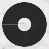 aanvaarding | Donkere Abstracte textuur Wijnglaslabel (Achterkant)