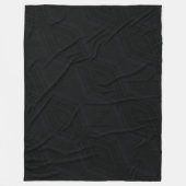 aanvaarding | Donkere Boho-textuur Fleece Deken (Voorkant)