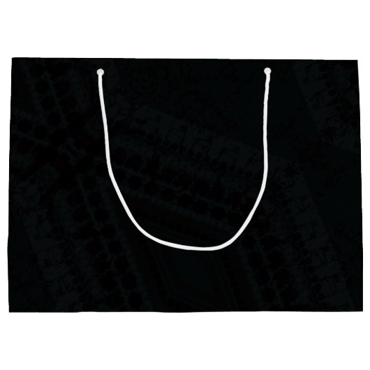 aanvaarding | Donkere Boho-textuur Groot Cadeauzakje (Achterkant)