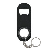 aanvaarding | Donkere Boho-textuur Mini Flessenopener (Achterkant)