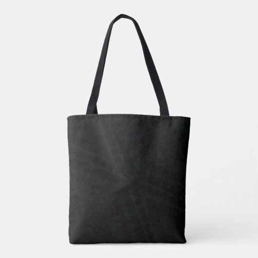 aanvaarding | Donkere Boho-textuur Tote Bag (Achterkant)