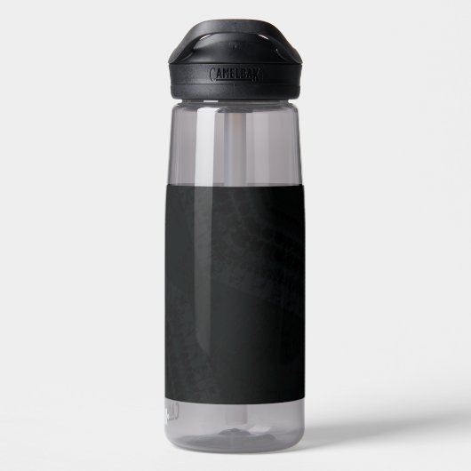 aanvaarding | Donkere Boho-textuur Waterfles (Achterkant)