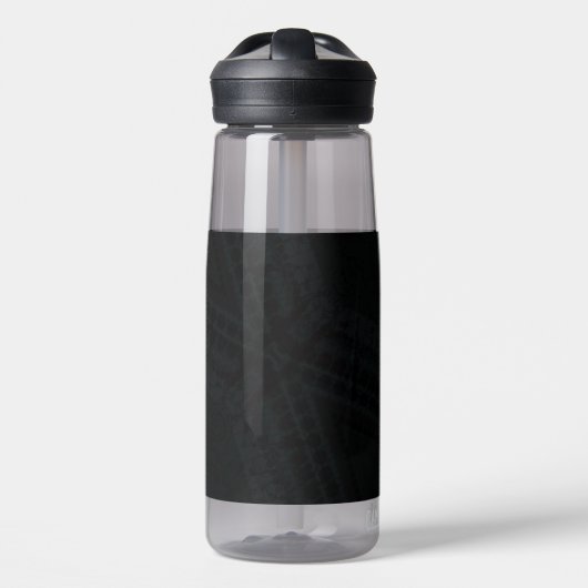 aanvaarding | Donkere Boho-textuur Waterfles (Voorkant)