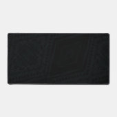 aanvaarding | Donkere geometrische structuur Bureaumat (Voorkant)