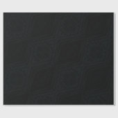 aanvaarding | Donkere geometrische structuur Cadeaupapier (Vlak)