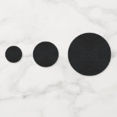 aanvaarding | Donkere geometrische structuur Confetti (Achterkanten)