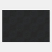 aanvaarding | Donkere geometrische structuur Inpakpapier Vel (Voorkant 3)