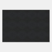 aanvaarding | Donkere geometrische structuur Inpakpapier Vel (Voorkant 2)