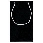 aanvaarding | Donkere geometrische structuur Klein Cadeauzakje (Achterkant)