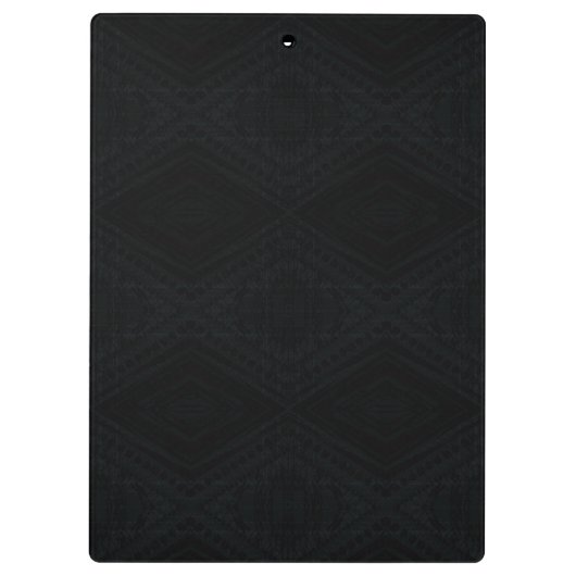 aanvaarding | Donkere geometrische structuur Klembord (Achterkant)