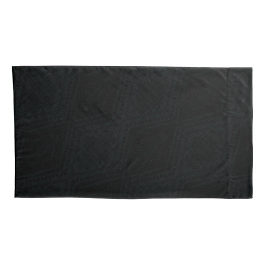 aanvaarding | Donkere geometrische structuur Kussensloop (Achterkant-Rechts)