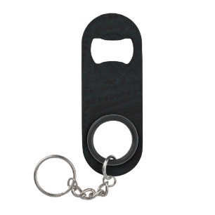 aanvaarding   Donkere geometrische structuur Mini Flessenopener