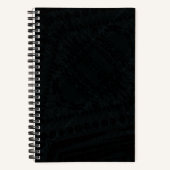 aanvaarding | Donkere geometrische structuur Notitieboek (Voorkant)