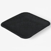 aanvaarding | Donkere geometrische structuur Papieren Bordje (Gebogen)