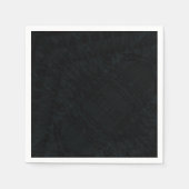 aanvaarding | Donkere geometrische structuur Servet (Voorkant)