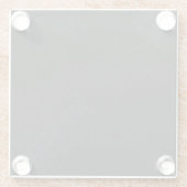 aanvaarding | Donkere Shibori-textuur Glazen Onderzetter (Achterkant)