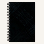 aanvaarding | Donkere Shibori-textuur Notitieboek (Voorkant)