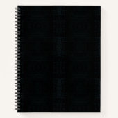 aanvaarding | Donkere Shibori-textuur Notitieboek (Voorkant)