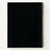 aanvaarding | Donkere Shibori-textuur Notitieboek (Achterkant)
