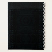 aanvaarding | Donkere Shibori-textuur Planner (Achterkant)