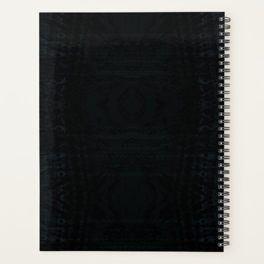 aanvaarding | Donkere Shibori-textuur Planner (Achterkant)