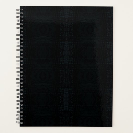 aanvaarding | Donkere Shibori-textuur Planner (Voorkant)