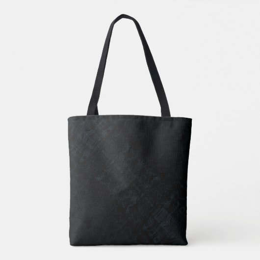aanvaarding | Donkere Shibori-textuur Tote Bag (Achterkant)