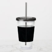 aanvaarding | Donkergotische textuur Acryl Drinkbeker (Rechts)
