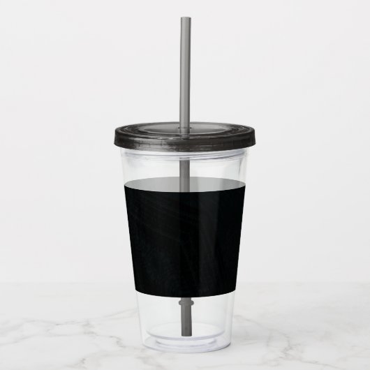 aanvaarding | Donkergotische textuur Acryl Drinkbeker (Voorkant)
