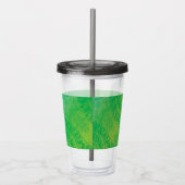 aanvaarding | Geel Groen Blauw Boho Medallions Acryl Drinkbeker (Rechts)